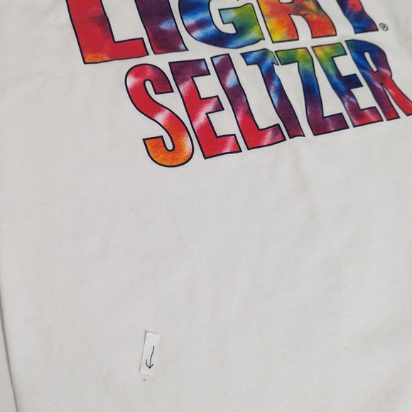 Bud Light Seltzer White with Colorful Graphics T Shirt Men's Size Medium - Picture 8 of 8